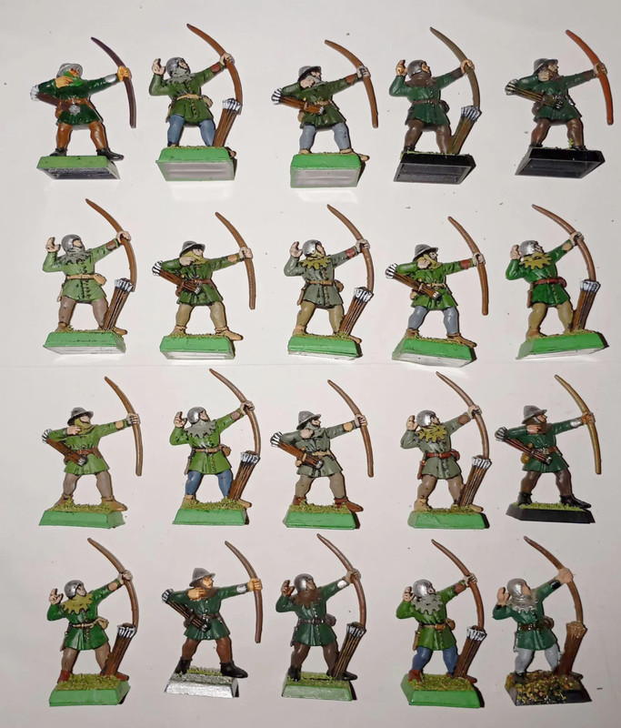 20 Arqueros Bretonianos Pintados