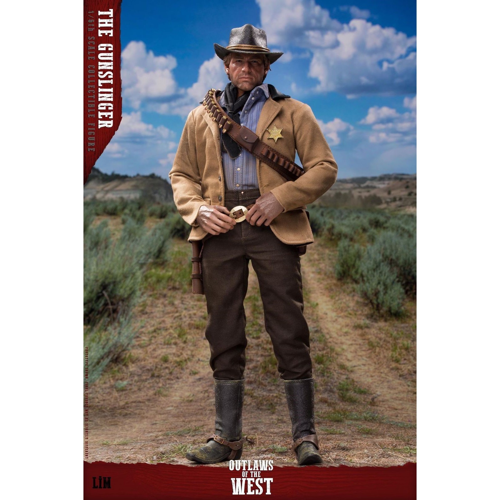 Limtoys Outlaws of the West Gunslinger Arthur 1:6 Scale Figure [US SELLER][RARE]