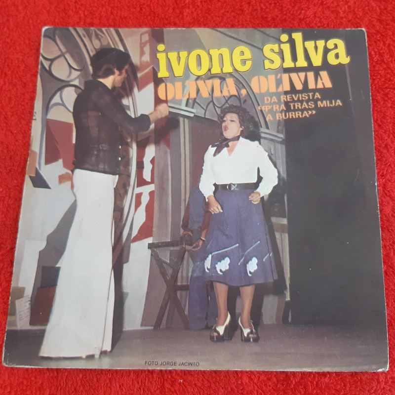 Disco Vinil Single Ivone Silva - Olívia, Olívia (1ª e 2ª parte) Teatro de Revista
