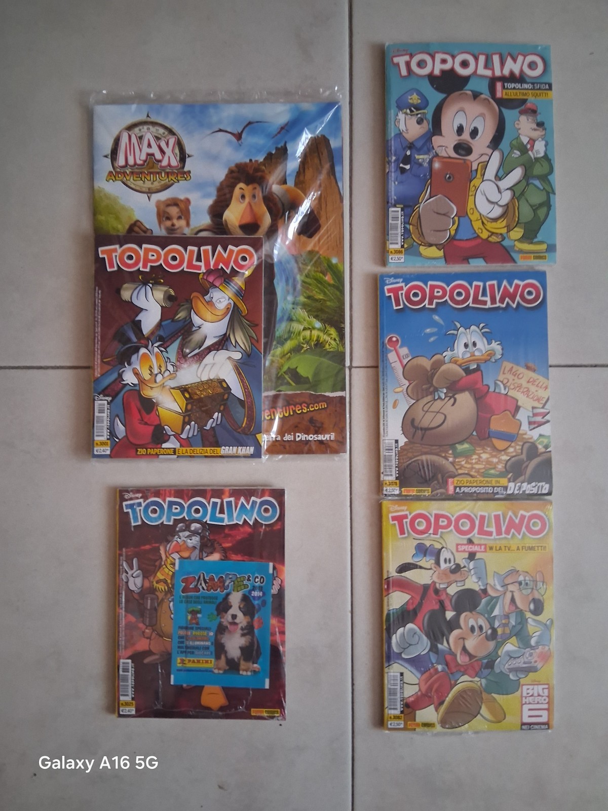 Topolino n° 3001 -3025-3078-3082-3086