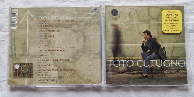 Toto Cutugno Come noi nessuno al mondo CD 2005