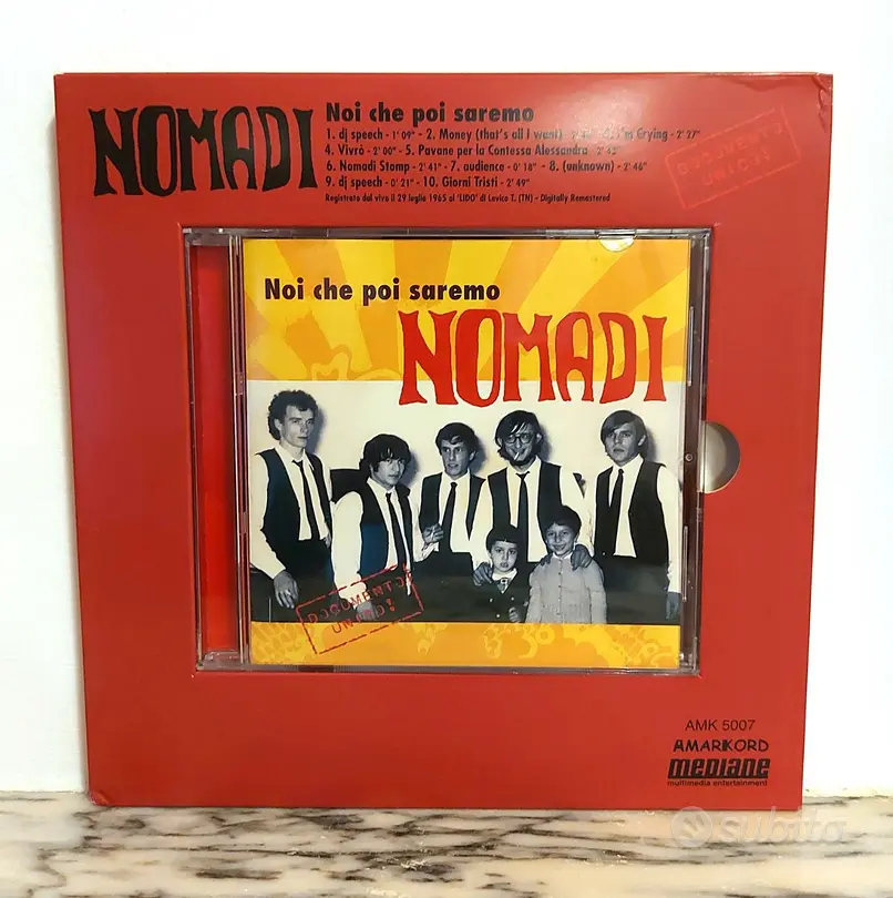 Cofanetto Nomadi Noi che poi saremo CD + libro
