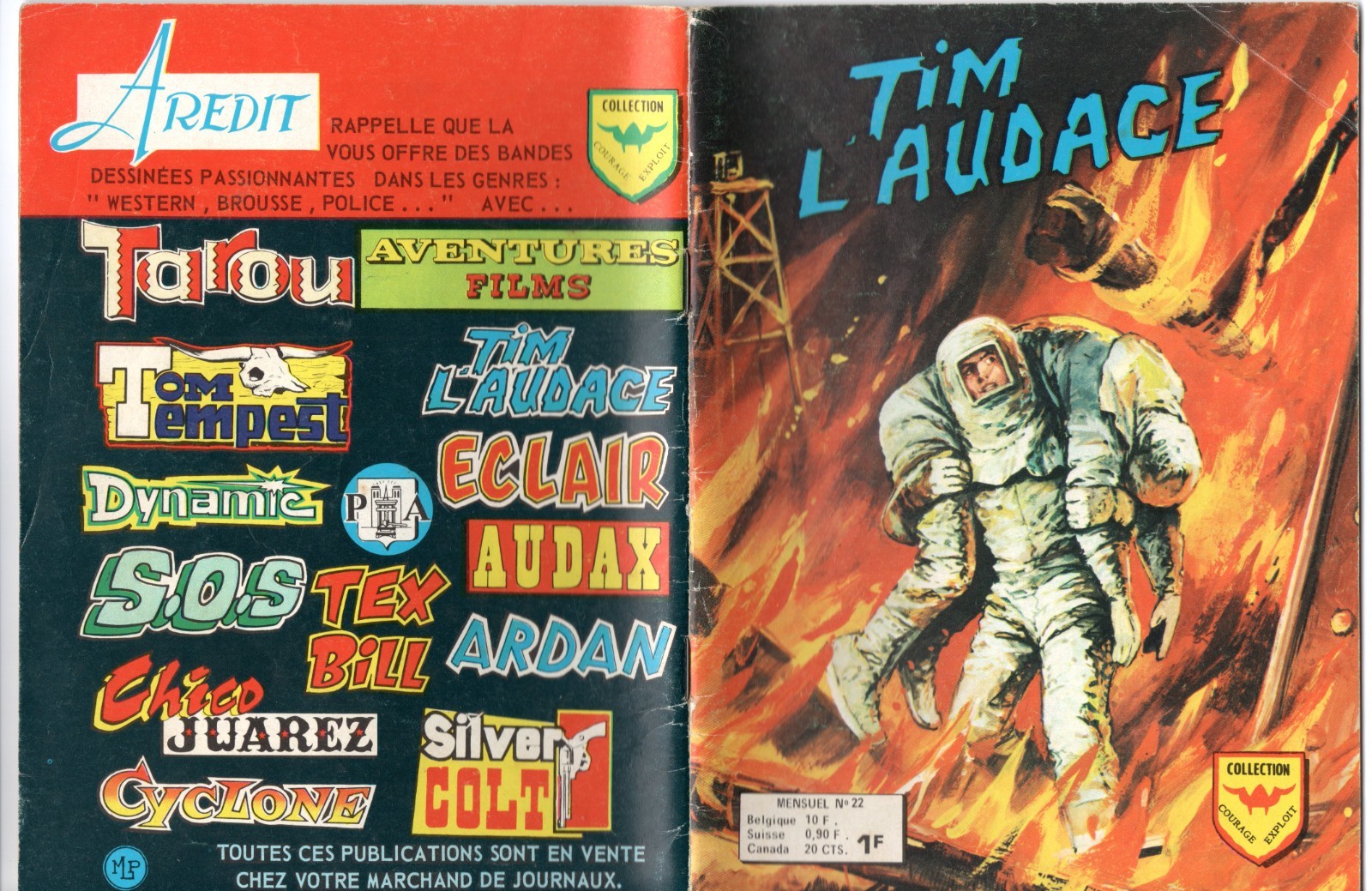 tim l'audace n°22