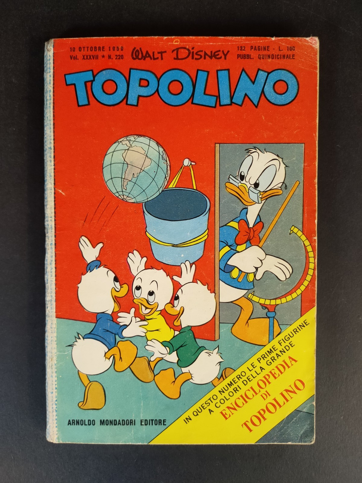 TOPOLINO LIBRETTO ORIGINALE CON FIGURINE N. 220   (cod.L32)