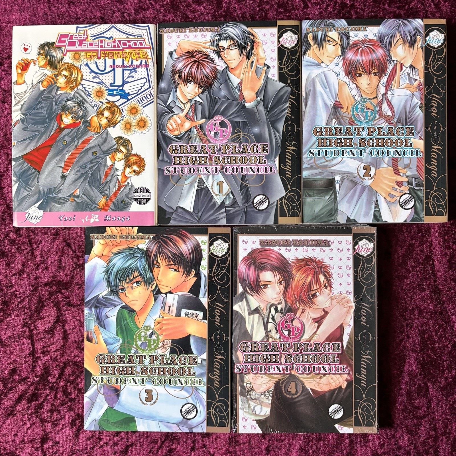 Ottimo posto Consiglio delle scuole superiori e degli studenti vol. Manga 1-4 di Naduki Koujima