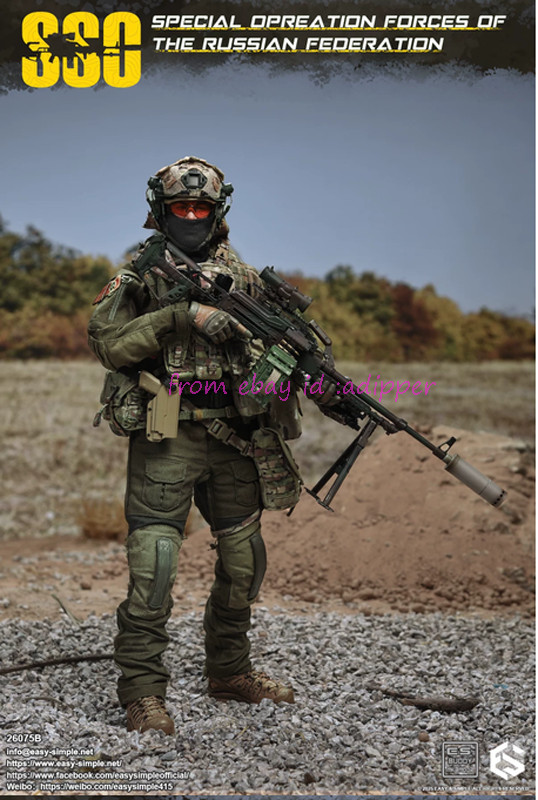 Modellino perfetto Easy&Simple 1/6 Es26075b forze speciali russe Sso in sto