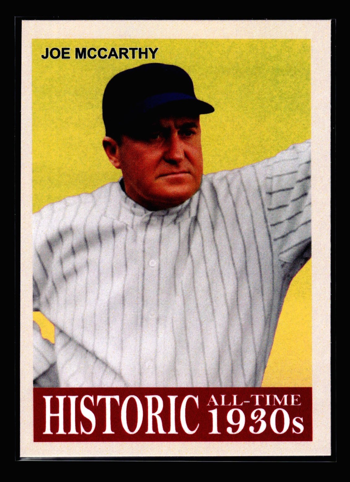 2026 Autografo storico di tutti i tempi anni '30-#100 Joe McCarthy New York /600 -