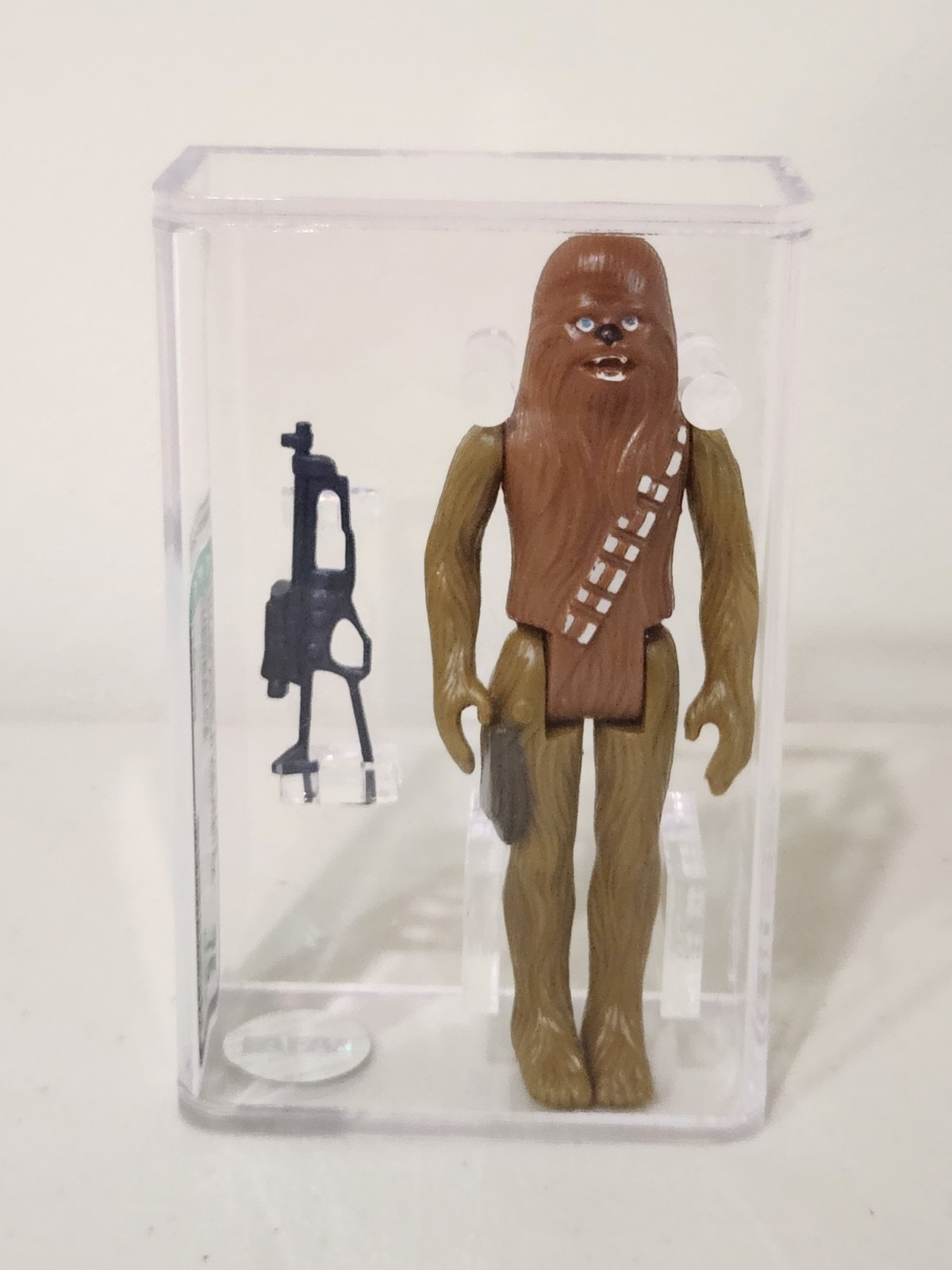 Figurina d'epoca 1977 Star Wars Chewbacca sciolta HK AFA 75 EX+/NM fantastica