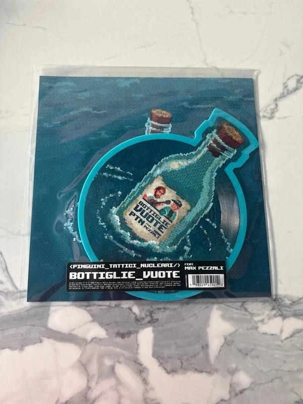 Pinguini Tattici Nucleari Max Pezzali Bottiglie Vuote Vinile Numerato Picture Disc