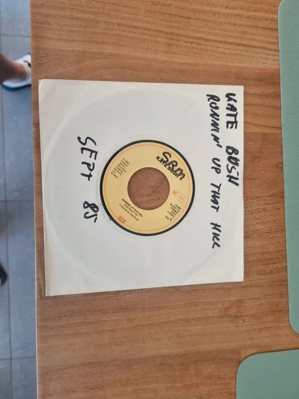 Kate bush  running up that hill 7inch single