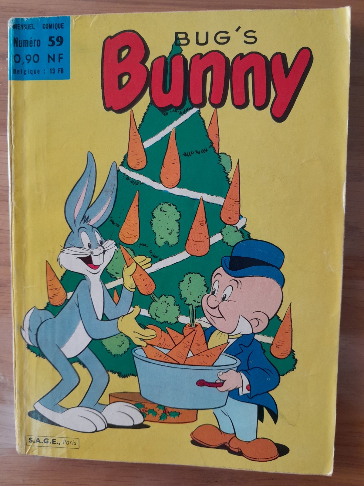 BUGS BUNNY    SERIE 1     N°59    SAGE    1961    TBE
