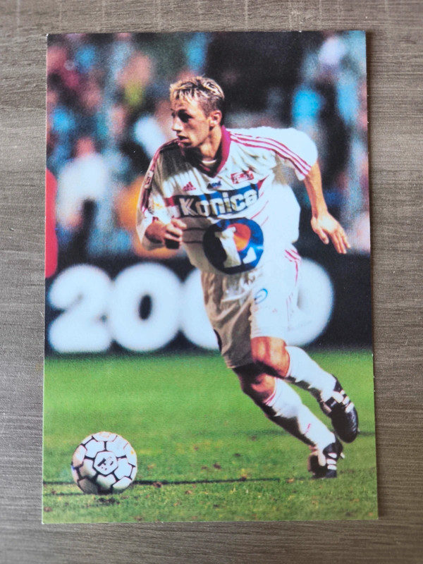 Carte Photo Foot 2000 ASNL Samuel Wiart  Nancy Lorraine Foot D1 France Star Football