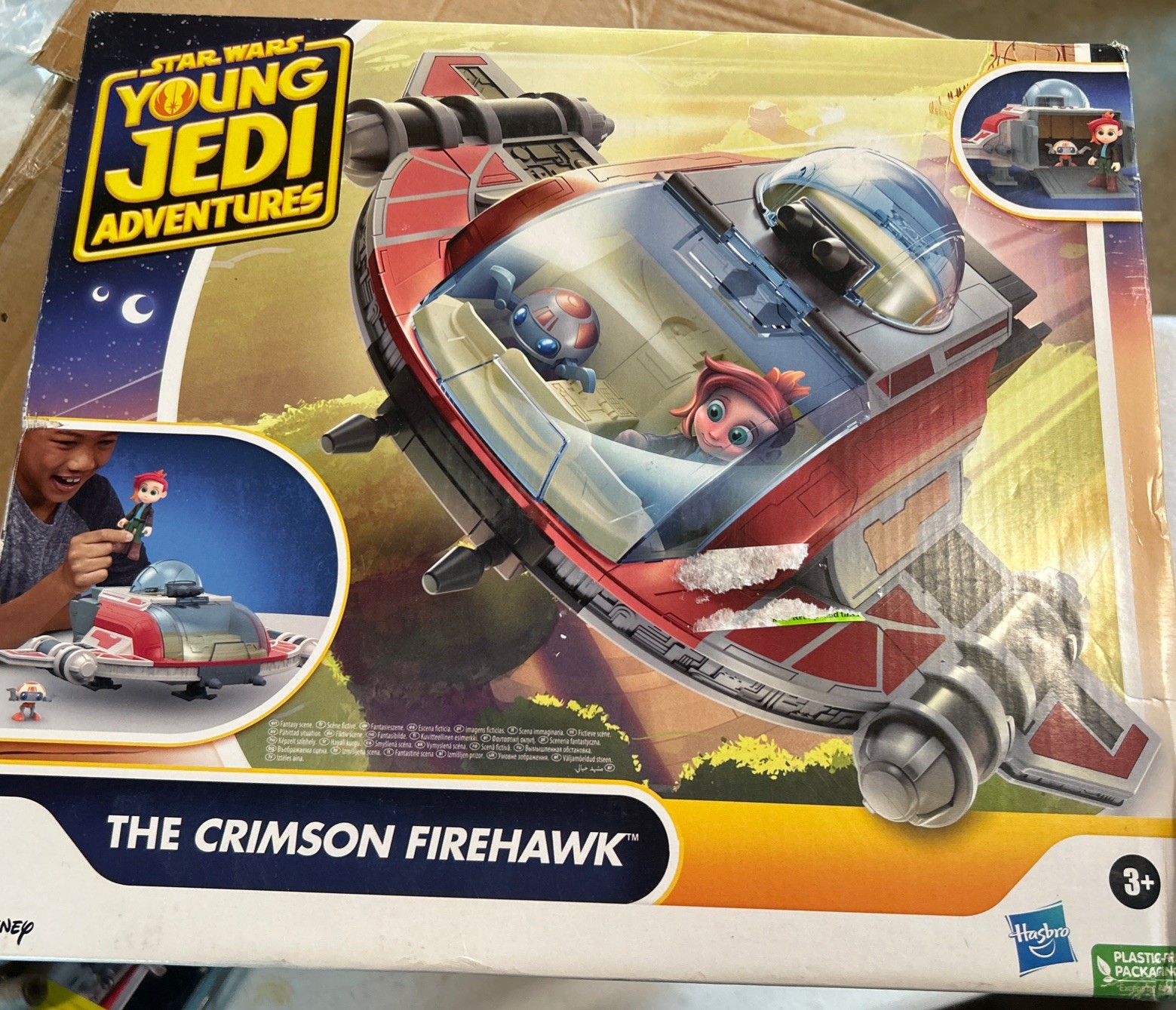 Disney Star Wars Young Jedi Adventures The Crimson FireHawk Playset