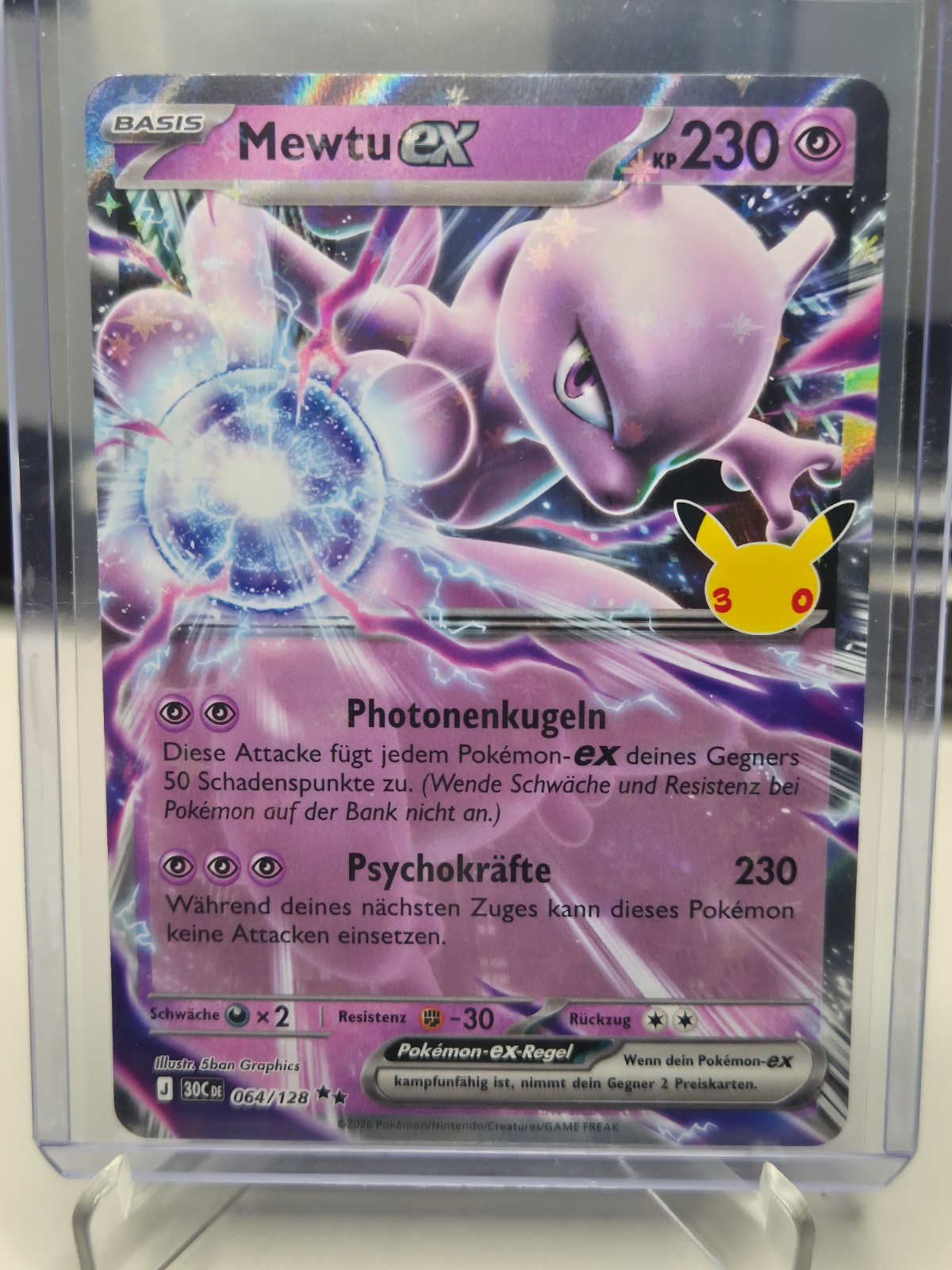 Mewtwo ex (30C 064) - Collezione 30 anni - Pokemon - italiano