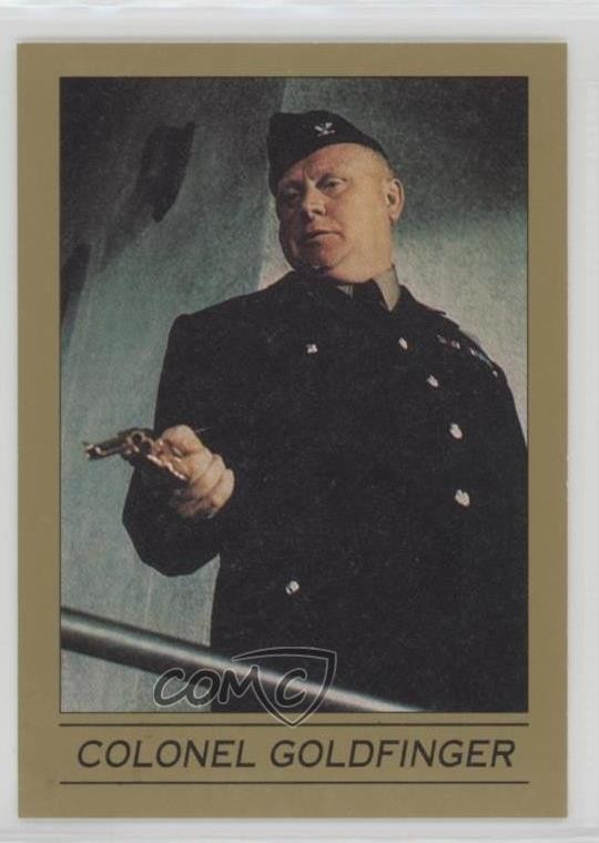 1993 Eclipse James Bond 007 Series 1 Auric Goldfinger Colonel Goldfinger #71 0w6
