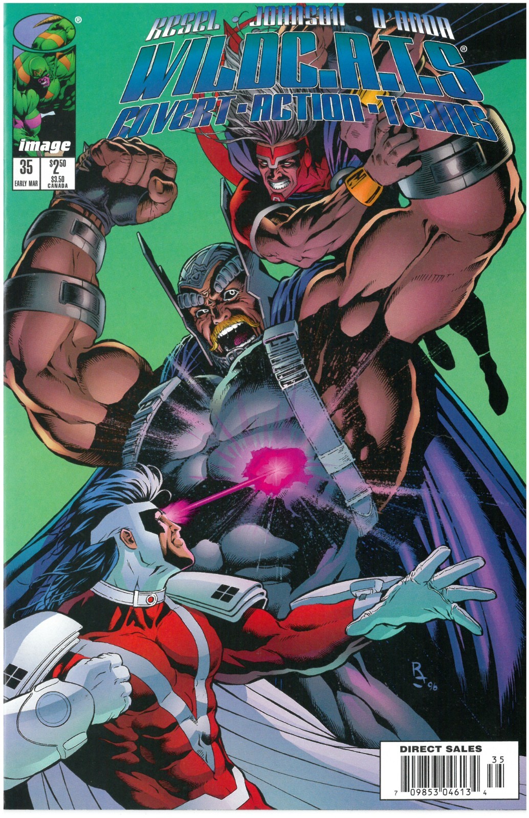 WILDCATS # 35 SQUADRE D'AZIONE SEGRETE JIM LEE 1997 - FUMETTI IMMAGINE