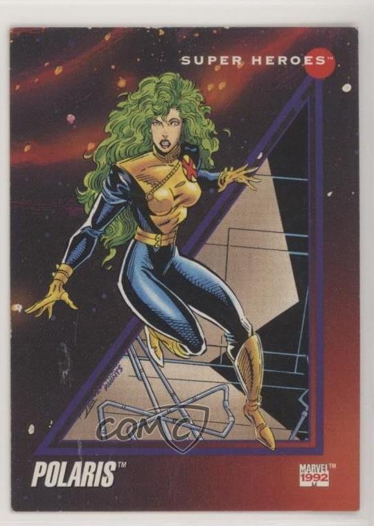 1992 Impel Marvel Universe Serie III Super Heroes Polaris #54 0nl0