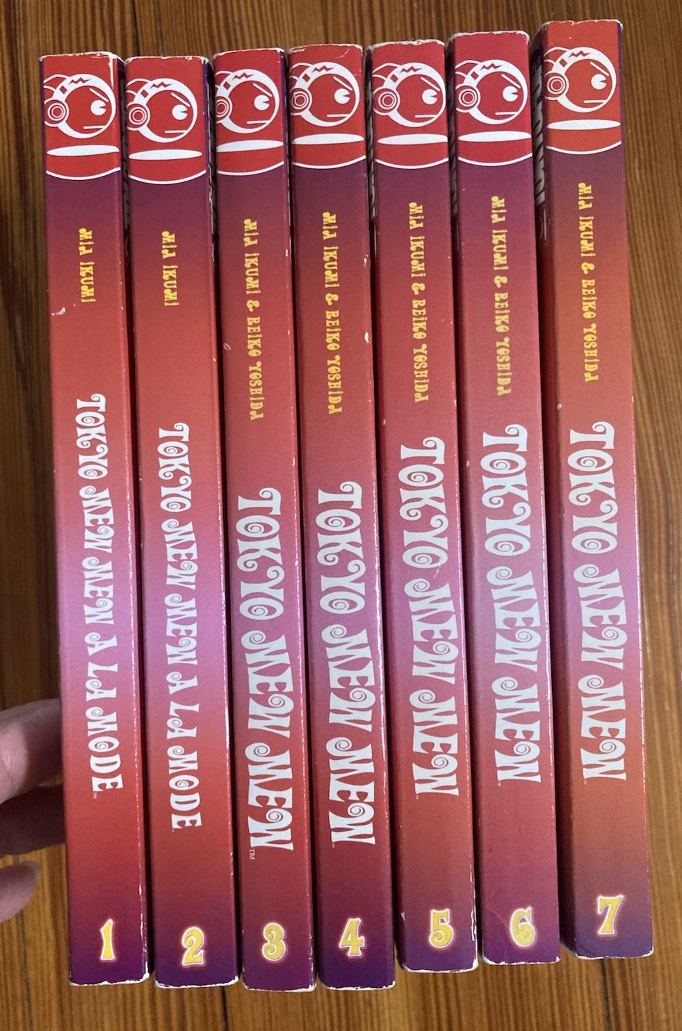 Tokyo Mew Mew Vols 1-7 completo Mia Ikumi Tokyopop manga inglese usato