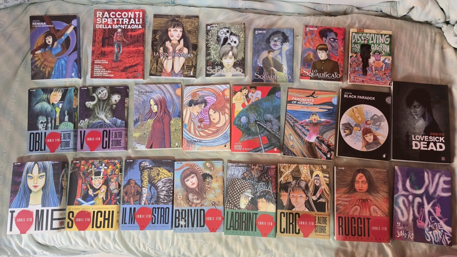 Junji Ito - Bundle - Lotto Manga -OTTIME CONDIZIONI