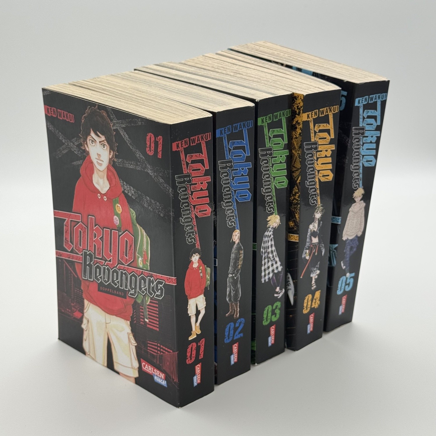 Tokyo Revengers - Volume 1-5 - Carlsen Manga - Tedesco - Ken Wakui - Ottimo