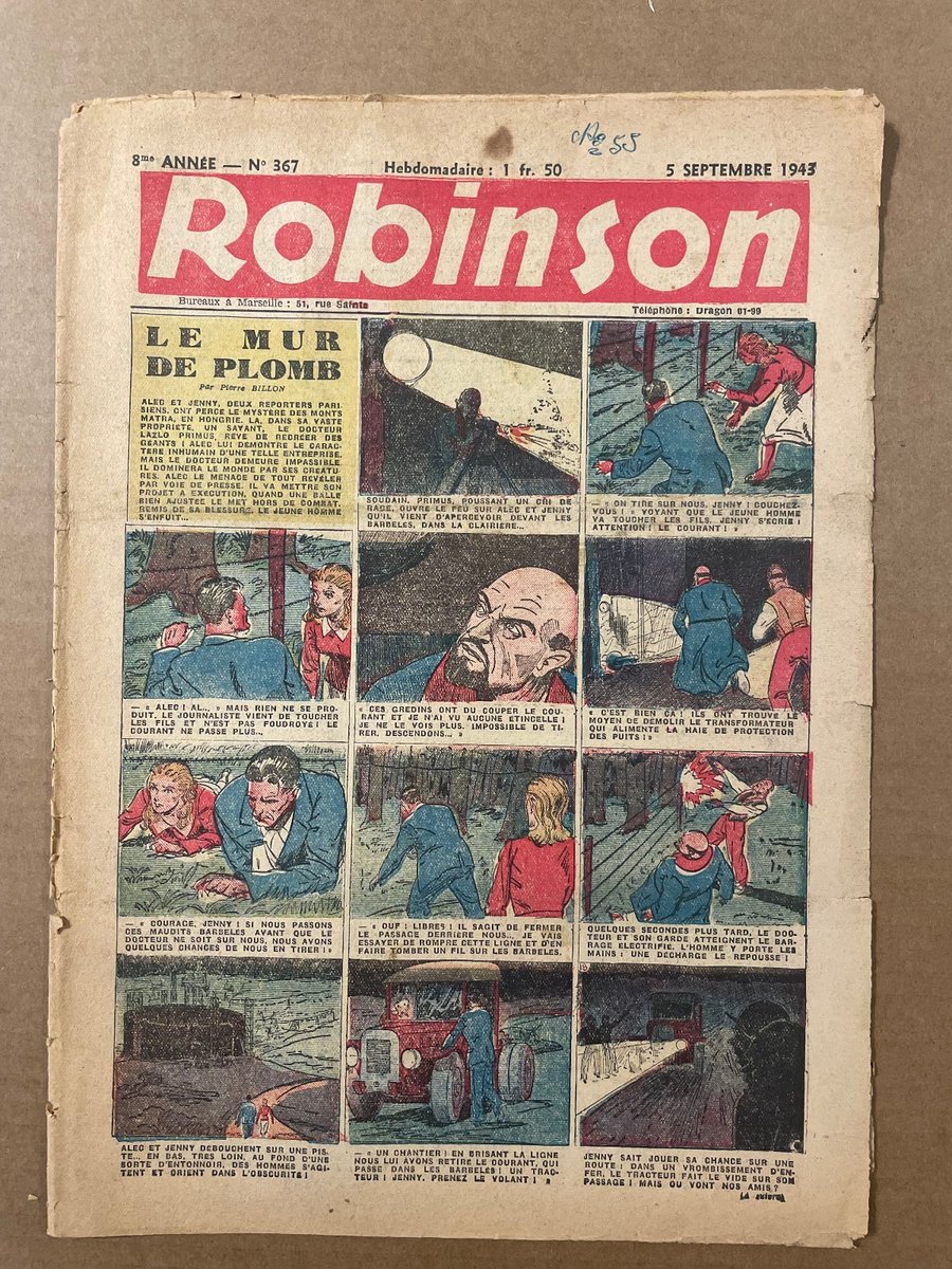 Robinson numéro 367 (5 septembre 1943) - BE