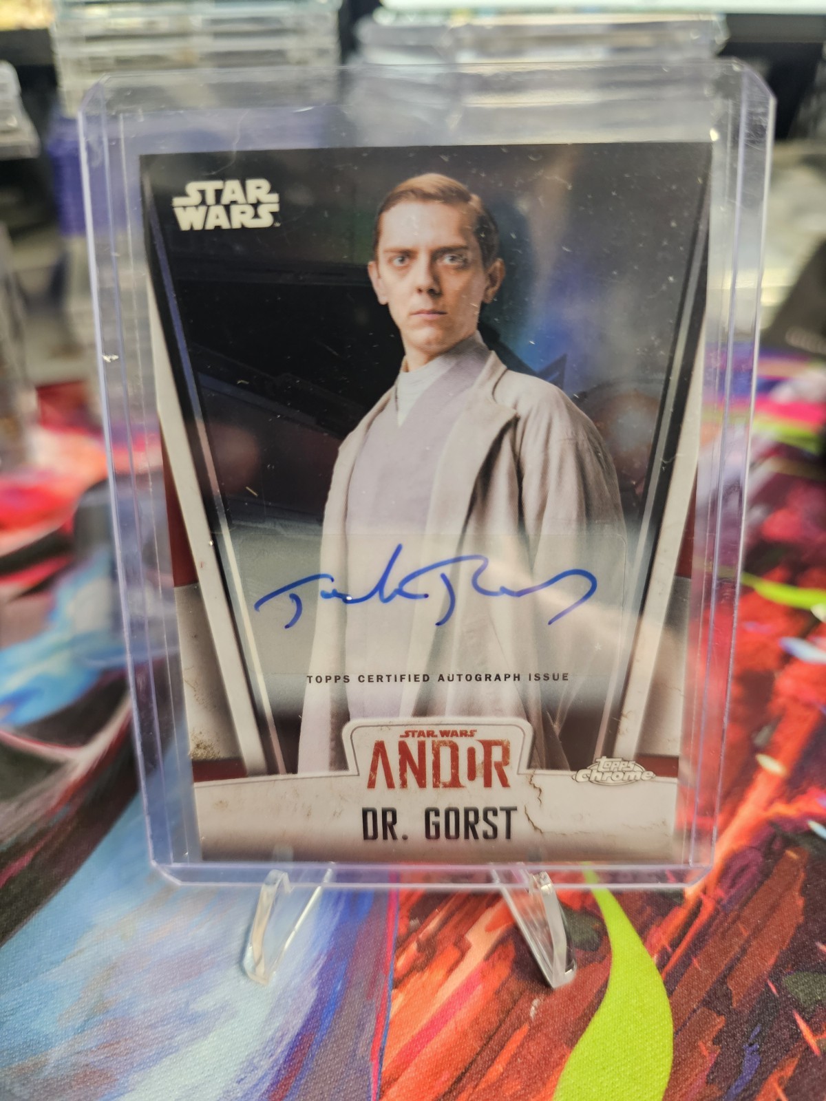 Topps Chrome Star Wars Andor: Dr. Gorst Joshua James Autograph Auto A2-GORST