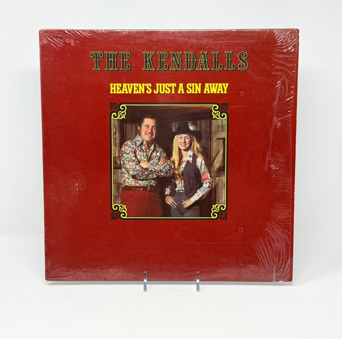 The Kendalls Heaven's Just A Sin Away LP Vinyl Ovation OV 1719 1976 Shrink