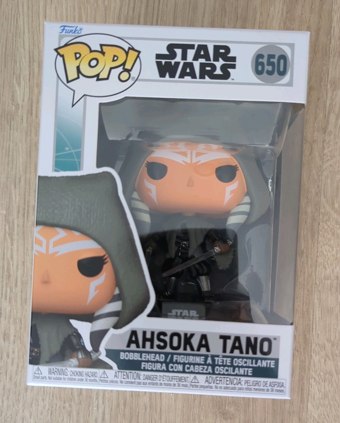 Funko Pop Ahsoka Tano (650) Star Wars Ahsoka Vinyl Figure Figurine Bobblehead