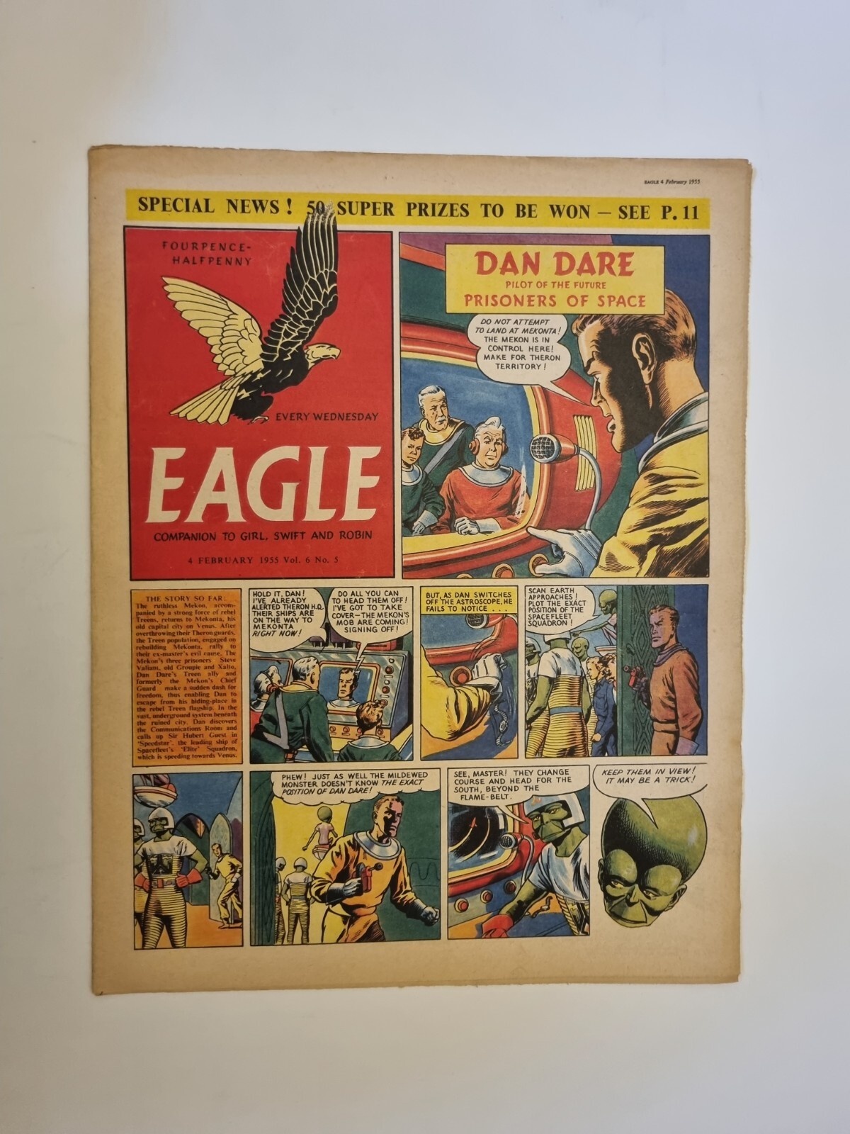 Eagle Comic Vol 6 No 5, 4th February 1955