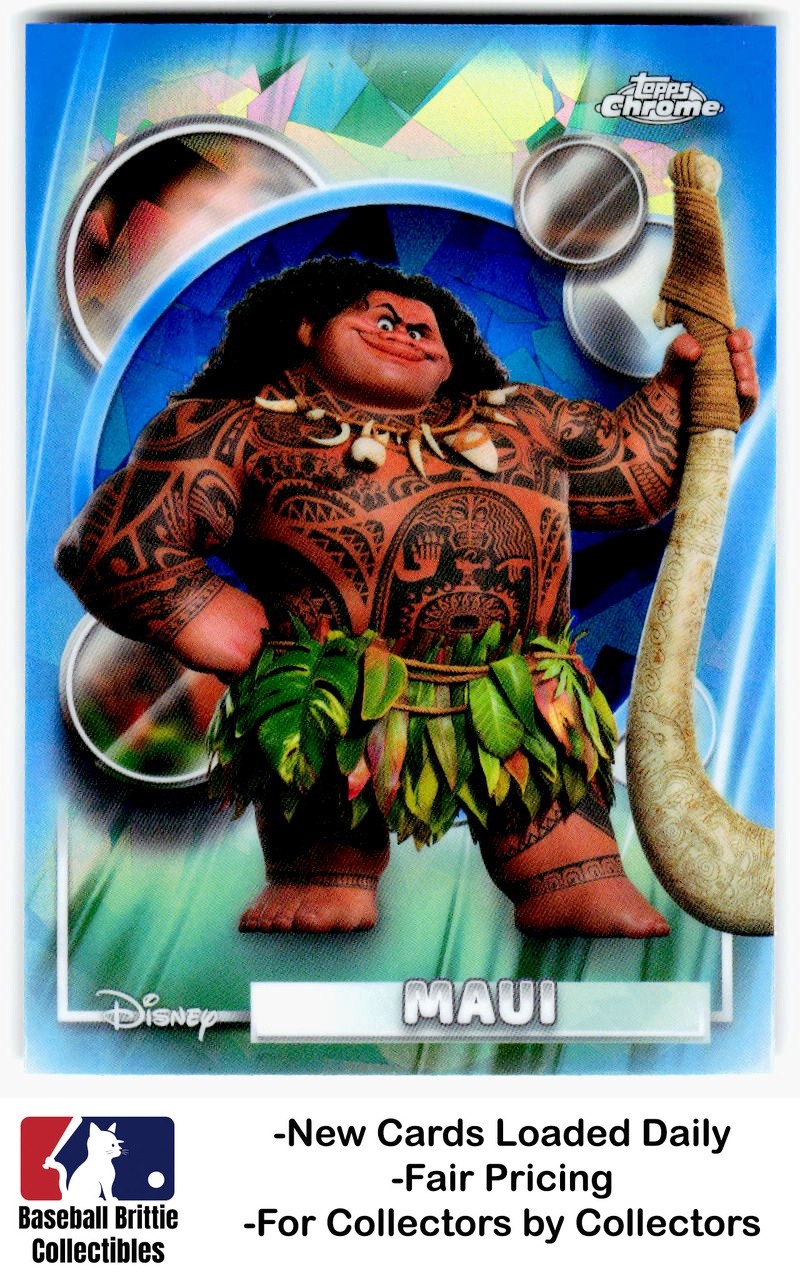 2026 Topps Chrome Disney Sapphire Edition #11 Maui Moana