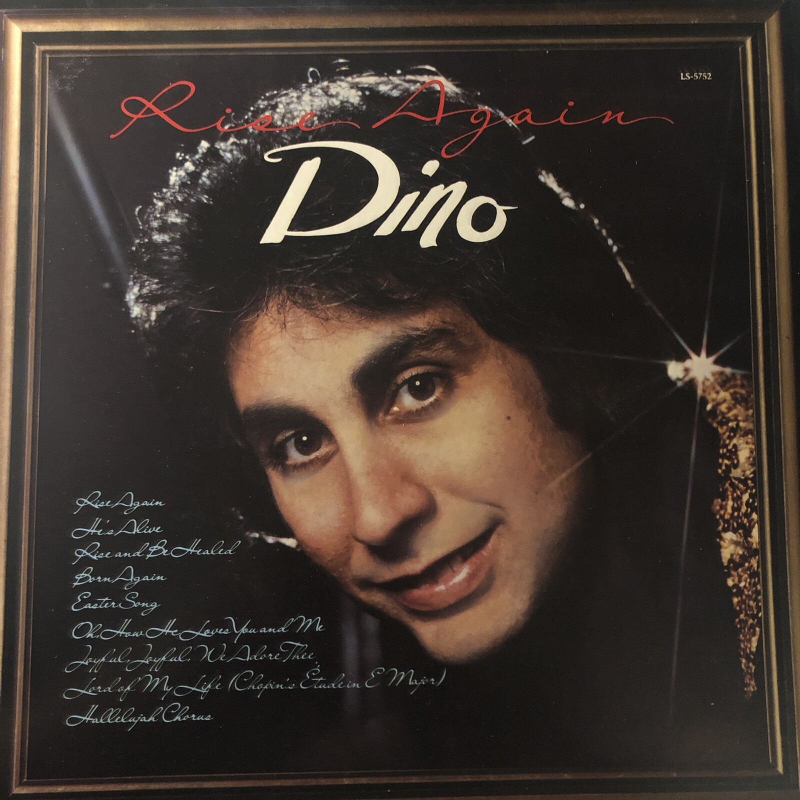 Dino Rise Again Gospel Music Piano Vinyl Record Album Lp 22D VG+ Christian