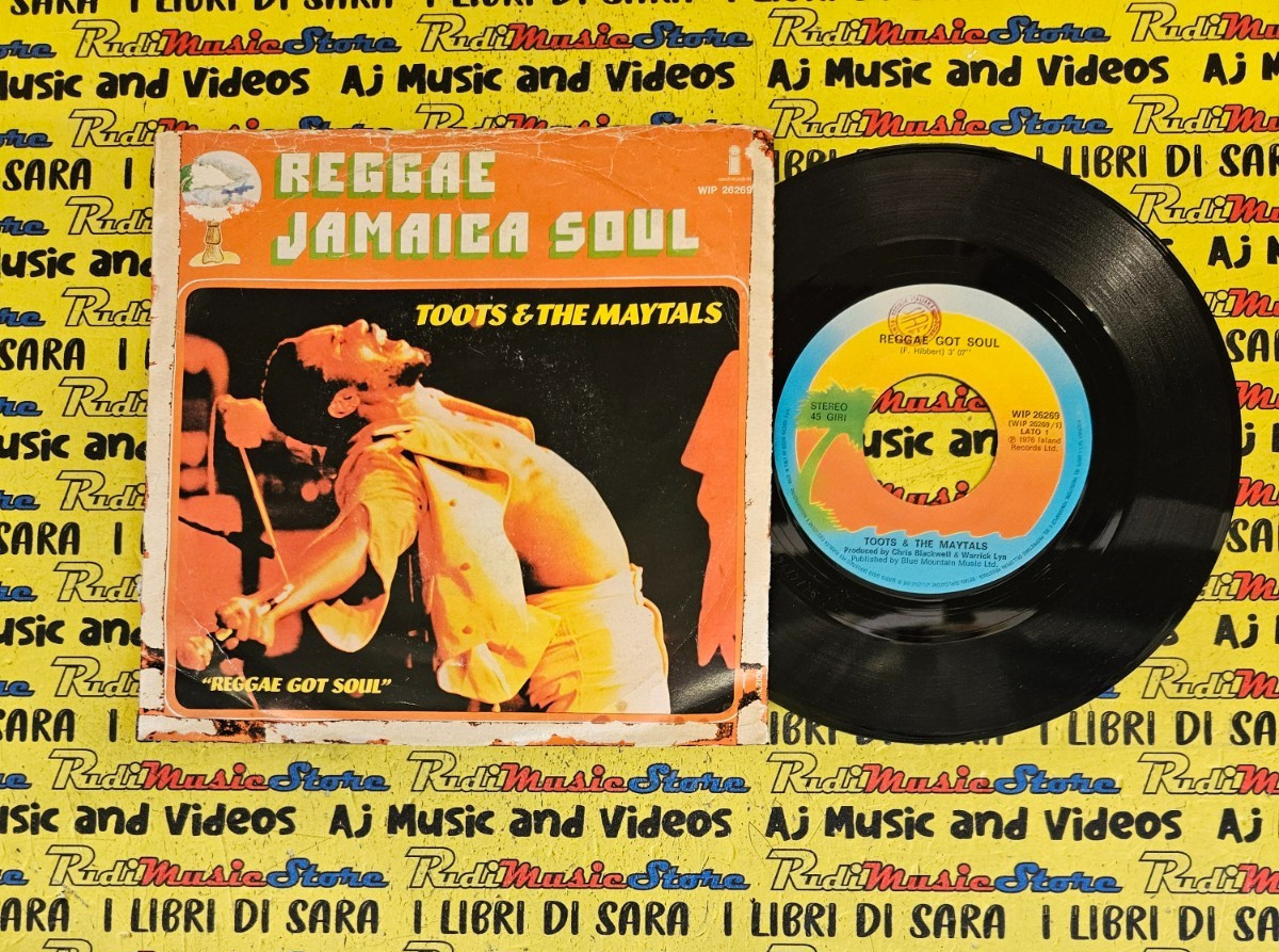 LP 45 7" TOOTS & THE MAYTALS Reggae got soul Dog war 1976 italy ISLAND 26269