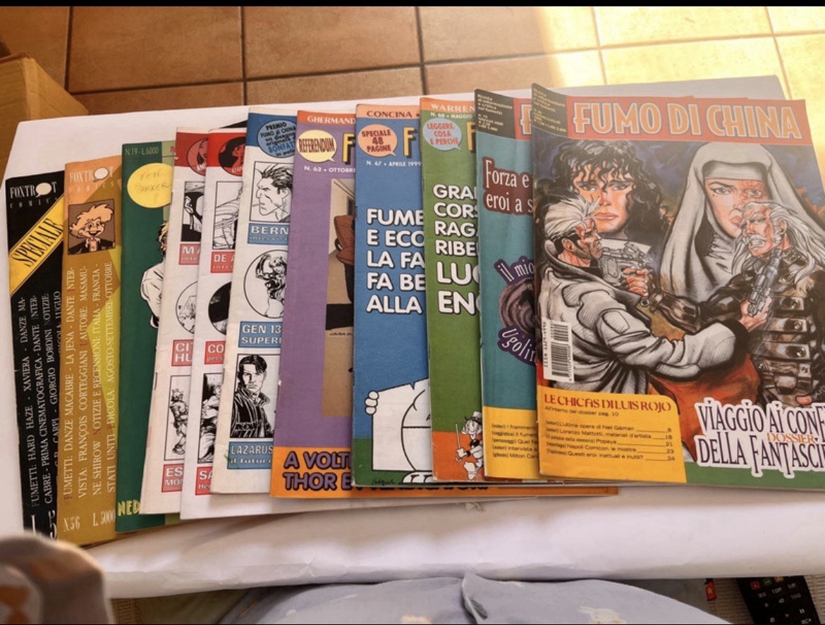 Lotto 27 riviste Fumo di China - collezione fumetto italiano 2000