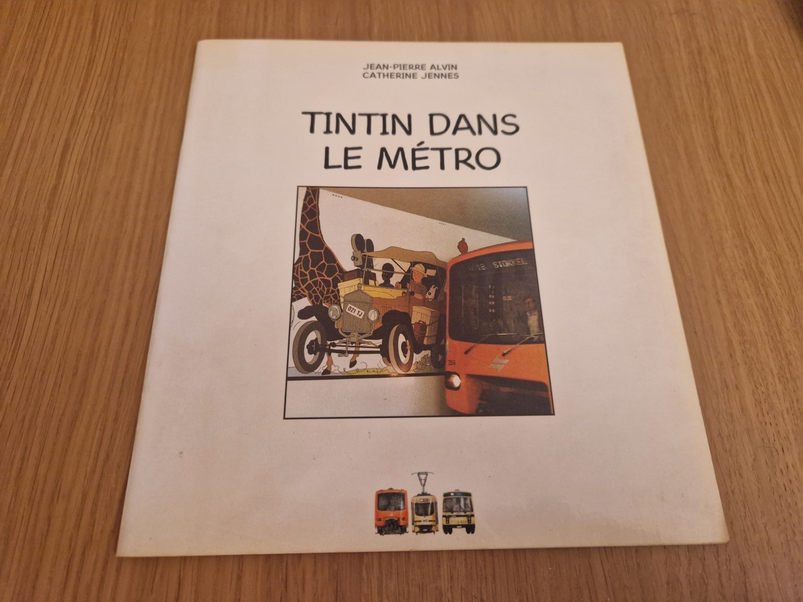 Tintin dans le métro – Livre de collection – STIB Bruxelles – Tintin / Hergé