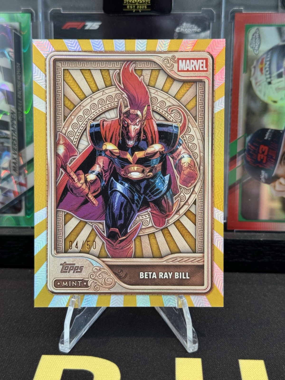 2026 Topps Marvel Mint - Beta Ray Bill #34 Gold /50 Bronze Card