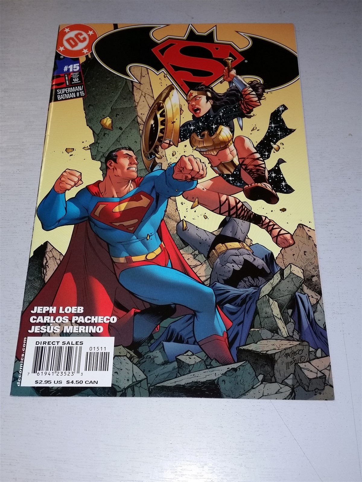 SUPERMAN BATMAN #15 VF (8.0 OR BETTER) FEBRURY 2005 DC COMICS