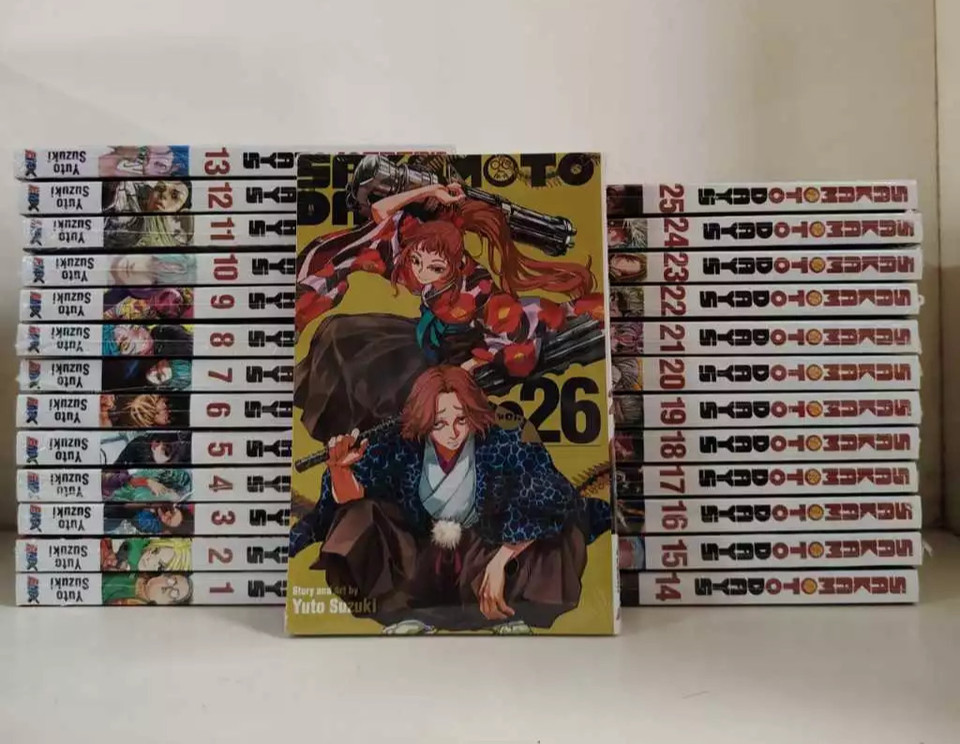 Sakamoto Days manga inglese vol. Libro fisico commedia azione 1-27 NUOVO collezione