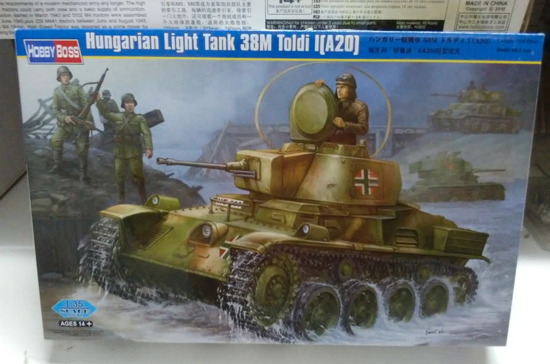 Tanque Ligero Hungaro Toldi I (A20) M38, Tumpeter 1/35