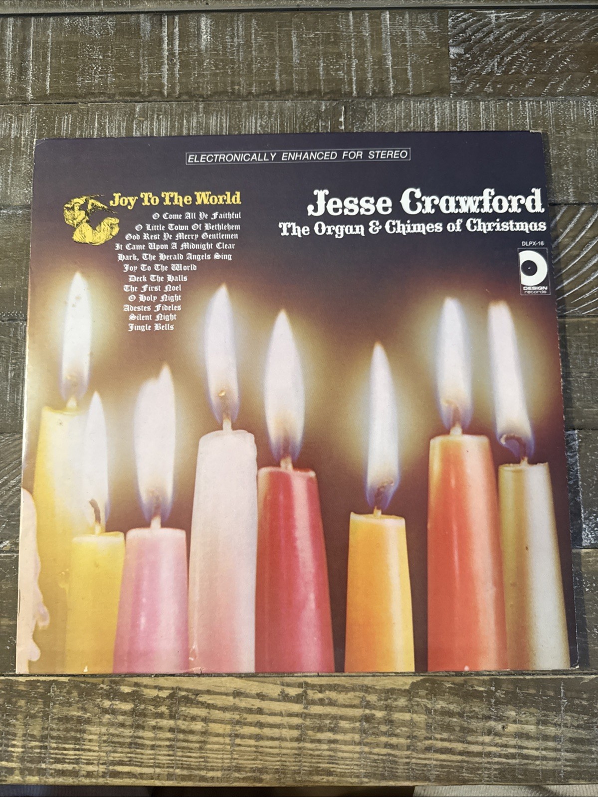 Jesse Crawford- The Organ & Chimes Of Christmas 1957 DLPX-16 Vinyl 12'' Vintage