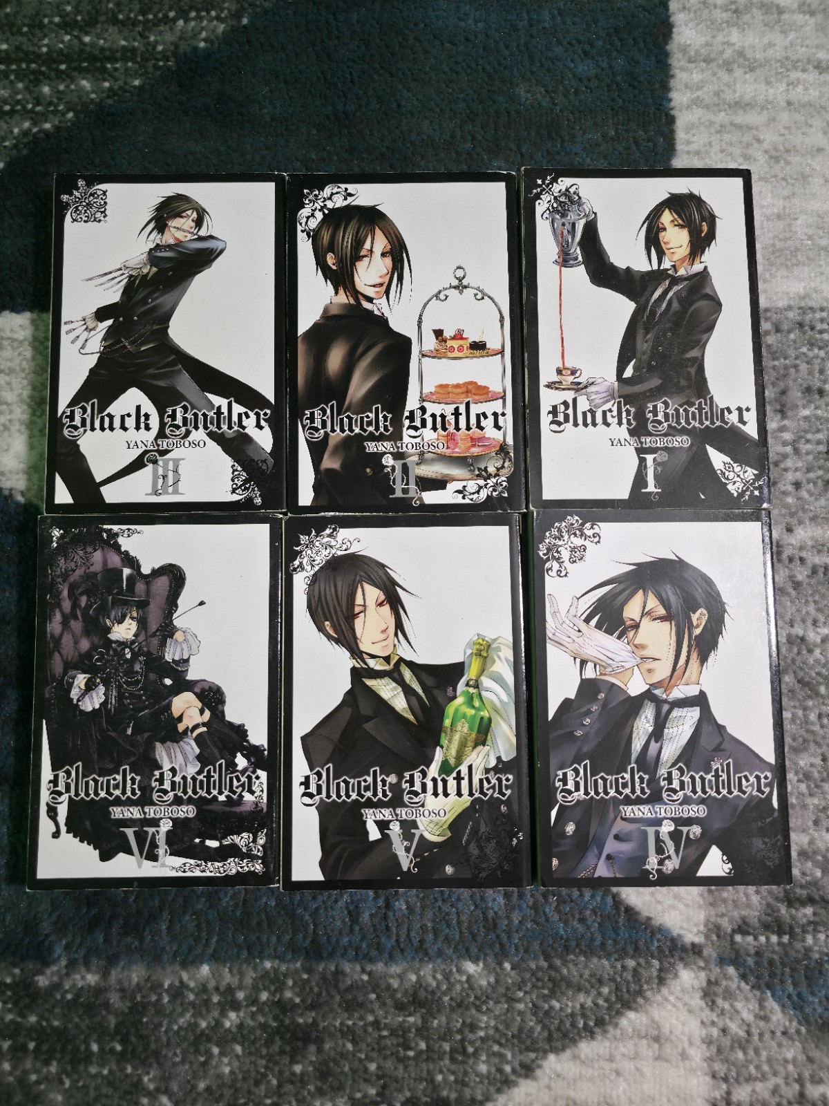 Black Butler "Kuroshitsuji" manga inglese vol 1-6