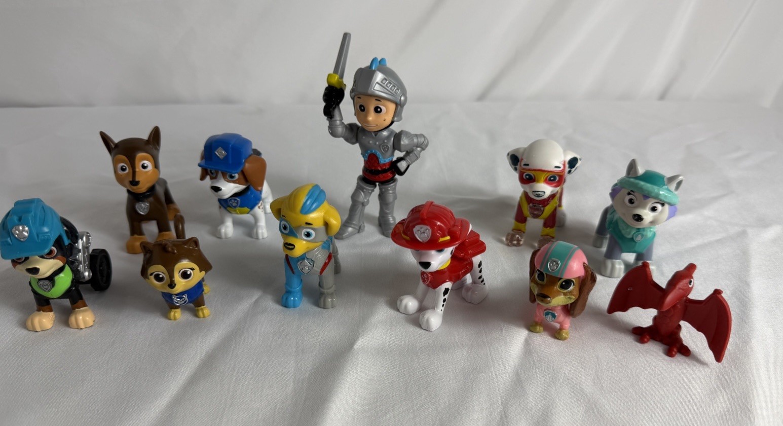Spin Master PAW Patrol Pups Lot Of 11 Figures , Pterodactyl, Tuck, Liberty, More