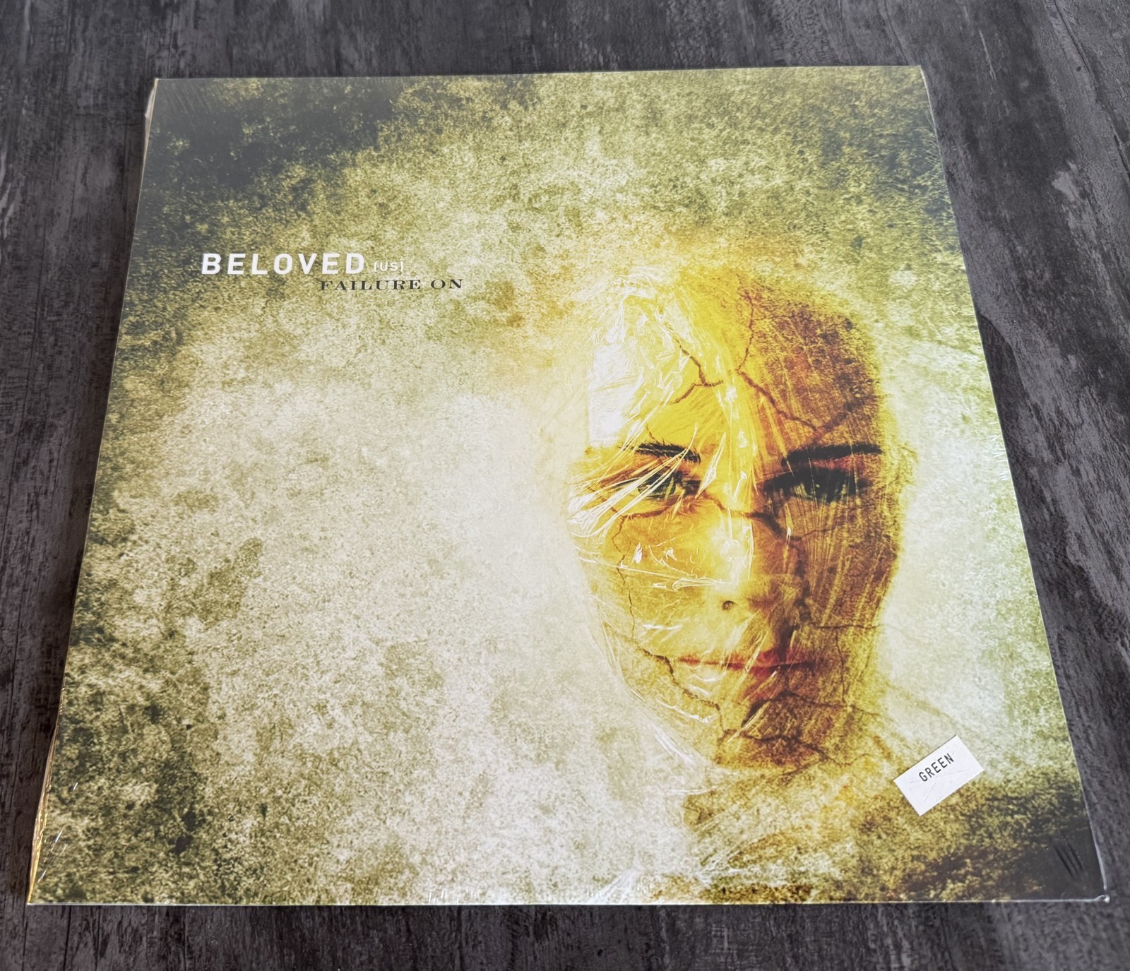 Beloved (US) Failure On Vinyl LP Green Colored Vinyl Post-Hardcore NEW SEALED
