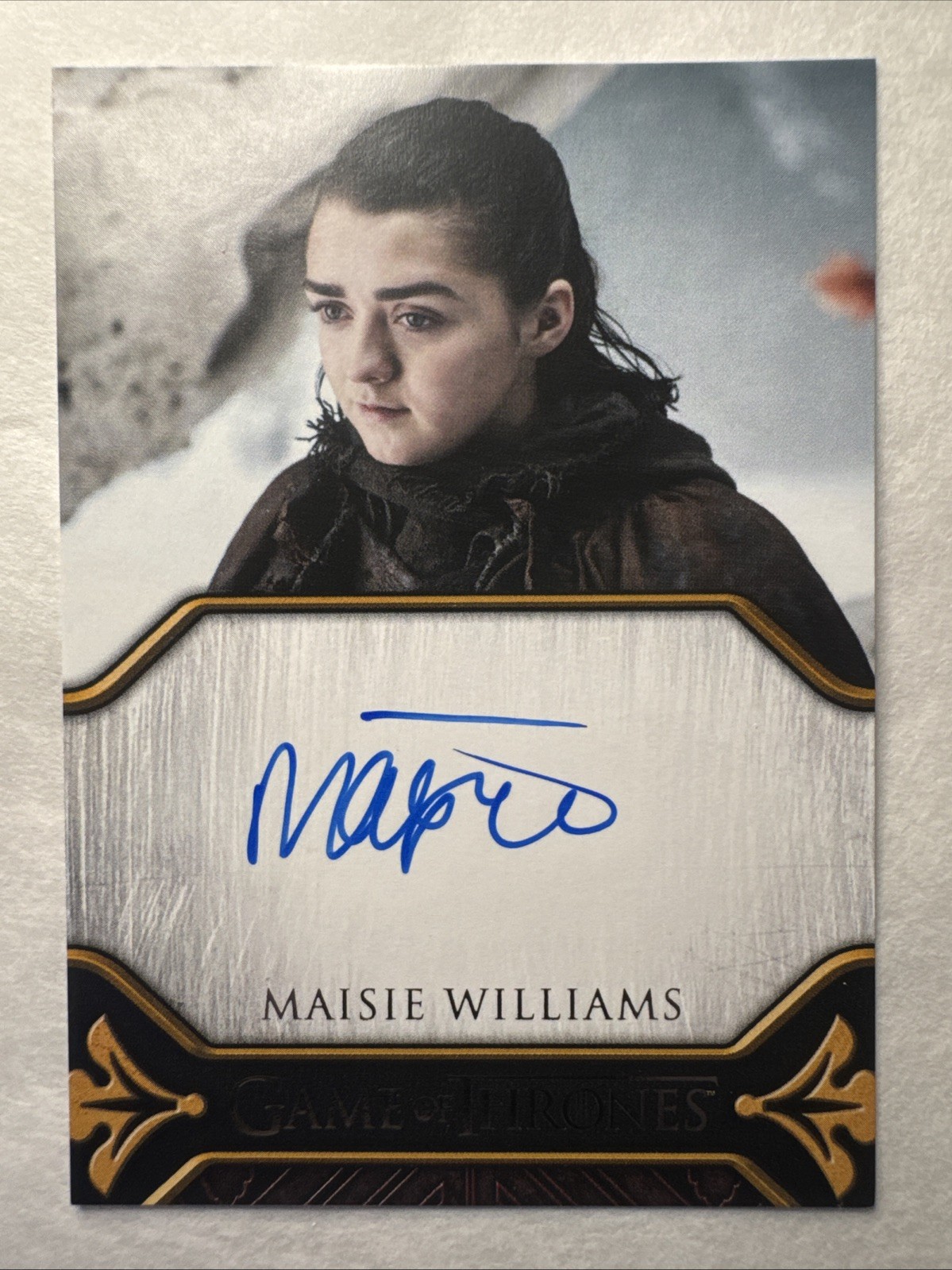 2024 Game Of Thrones Legends Of The Realm Maisie Williams Arya Stark Legacy Auto