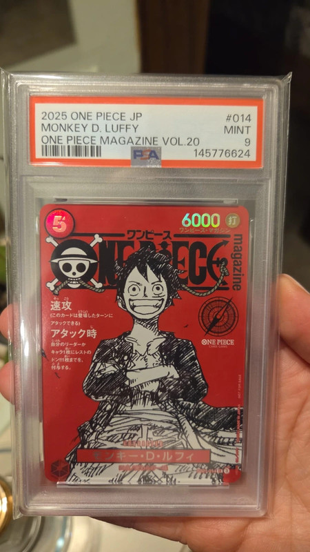 Vendo Bellissima Carta Monkey.D.Luffy PSA 9