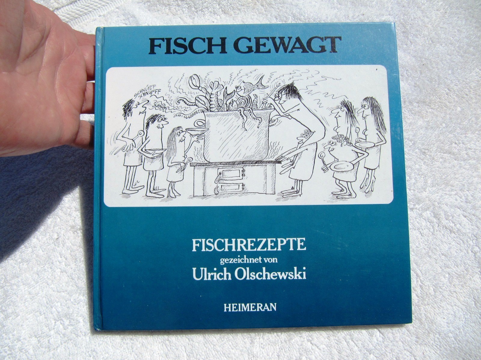 Cooking with Fish TEDESCO FUMETTO STRIP pesce audace ricette di pesce Ulrich Olschewski