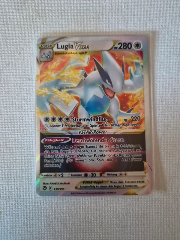 Lugia Vstar Pokemon Karte