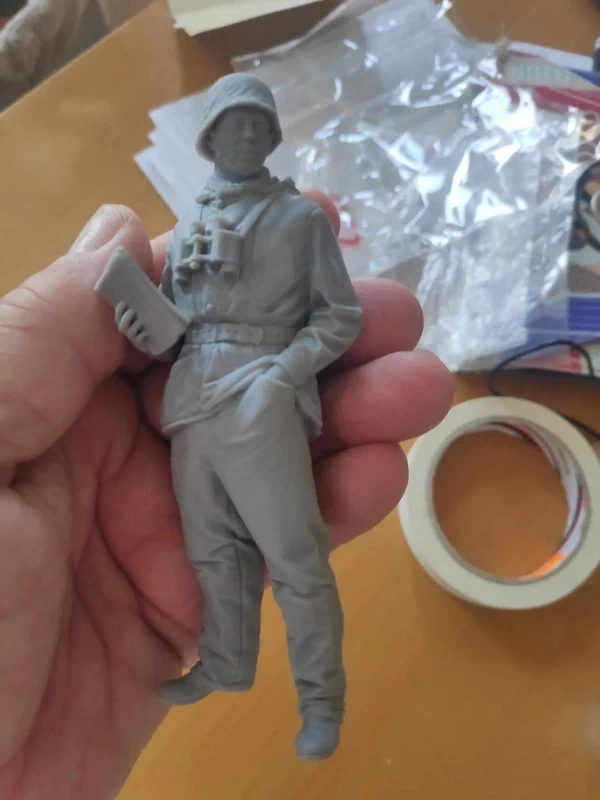 Oficial Aleman Normandia 1944, 120mm