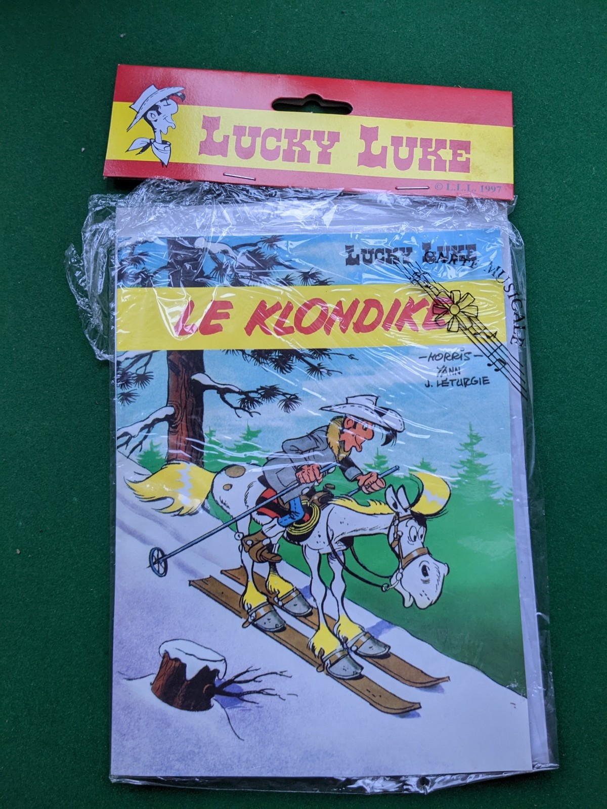 1997 BD Lucky Luke Morris Carte musicale Le Klondike » (tome 35 de la série Luck