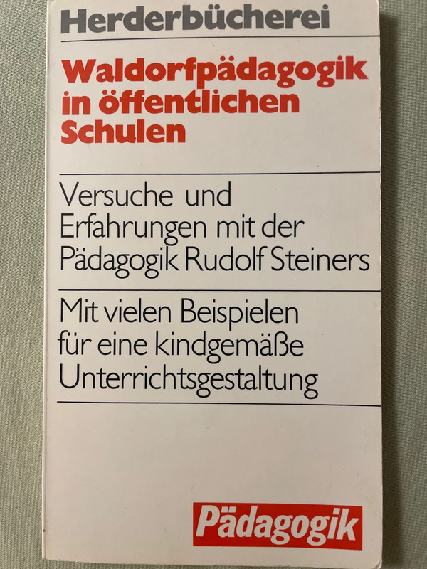 Waldorfpädagogik in öffentlichen Schulen