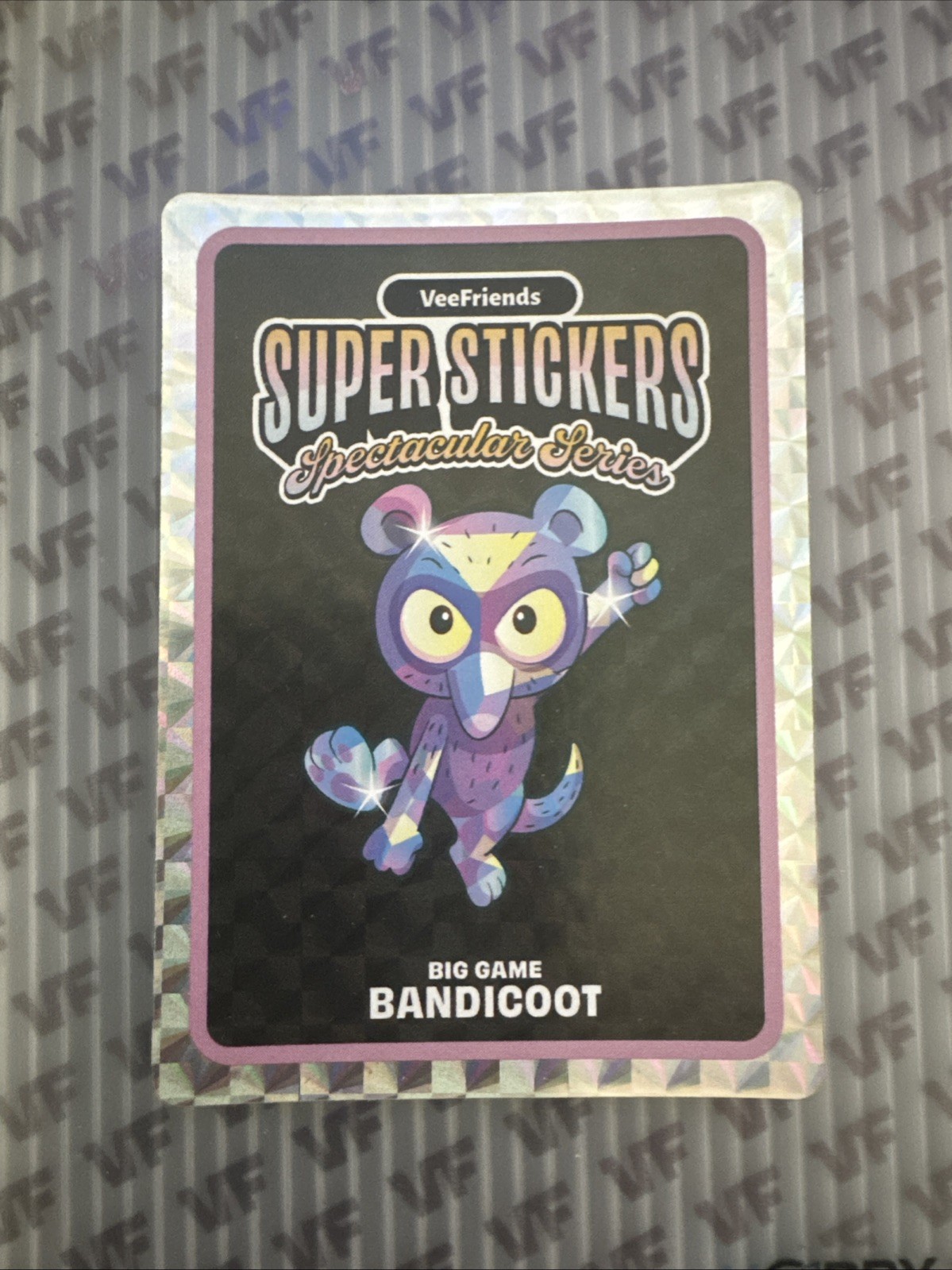 VeeFriends Spectacular Series Super Stickers Big Game Bandicoot Hologram 2026